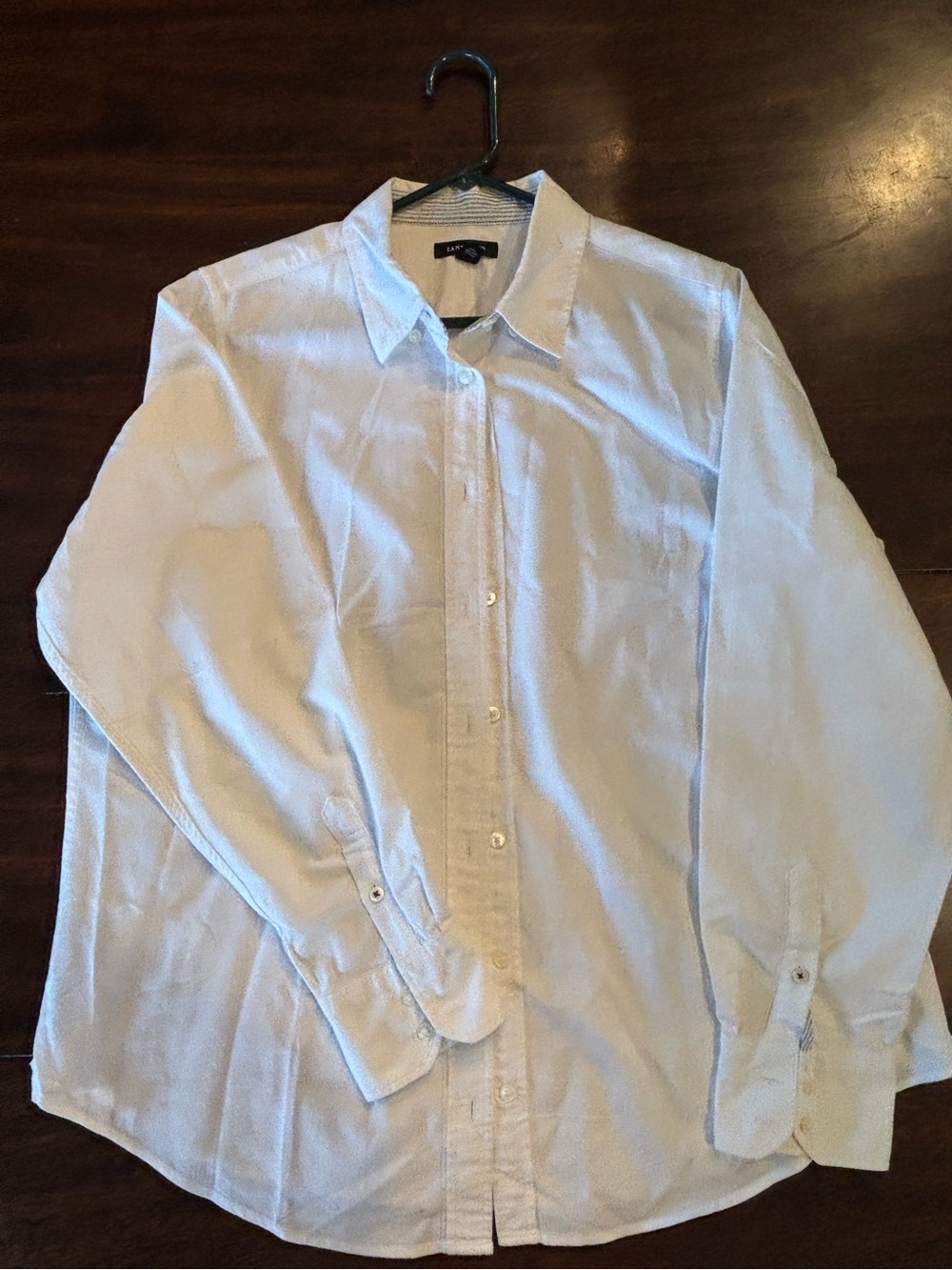 Lands' End Long-Sleeve Tailored Oxford Shirt